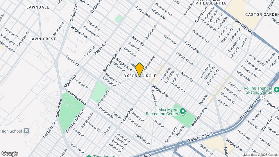 1400 Magee Ave Map and Location Details