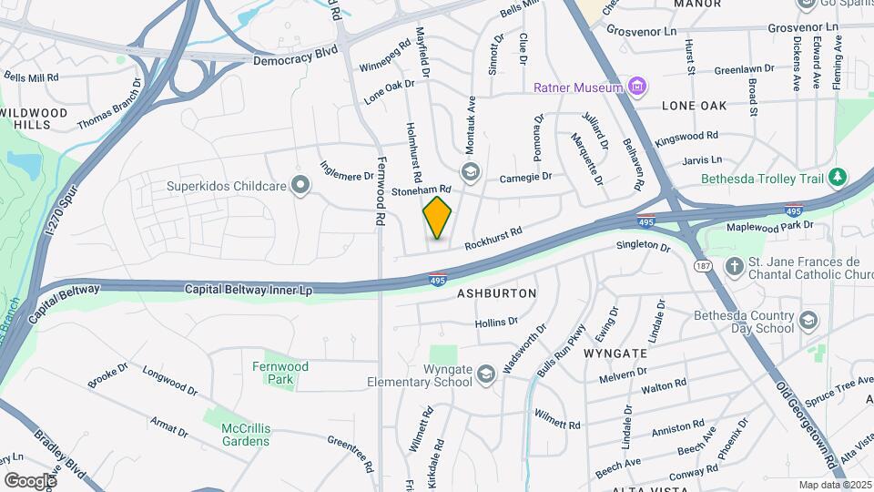 6415 Rockhurst Rd Mapa y Detalles de la Ubicación