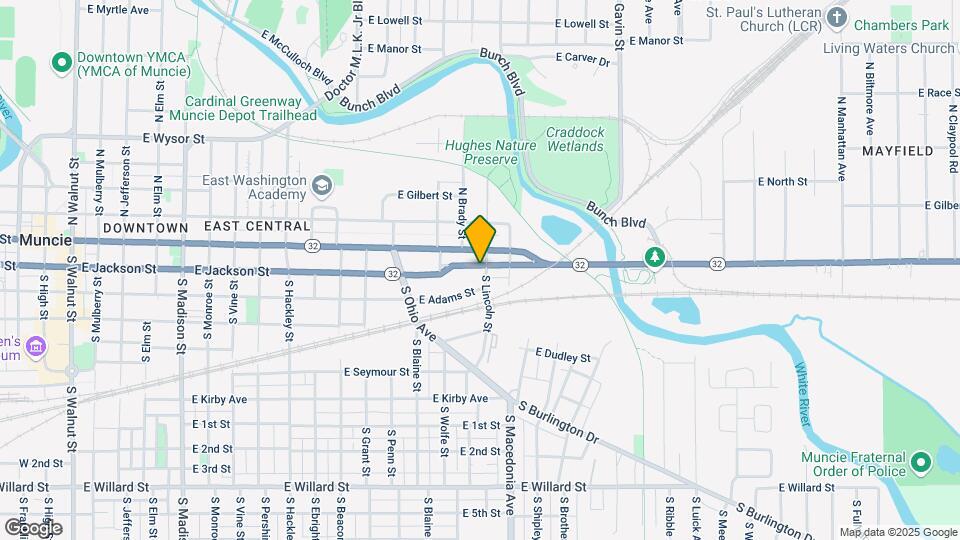 1523 E Jackson St, Unit 1523 E Jackson St APT 1 Map and Location Details