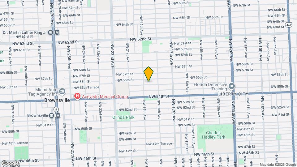 1867 NW 55th Terrace Map and Location Details