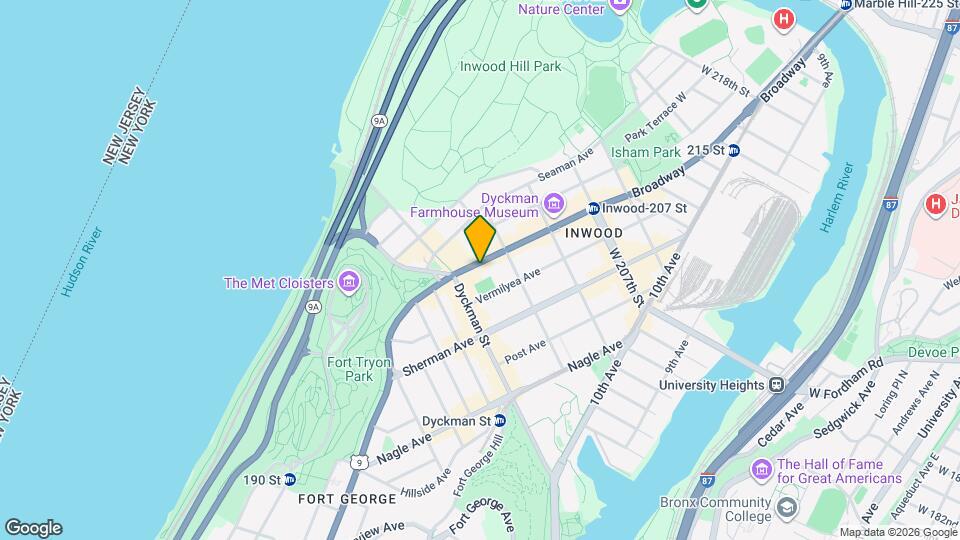 4778 Broadway Map and Location Details