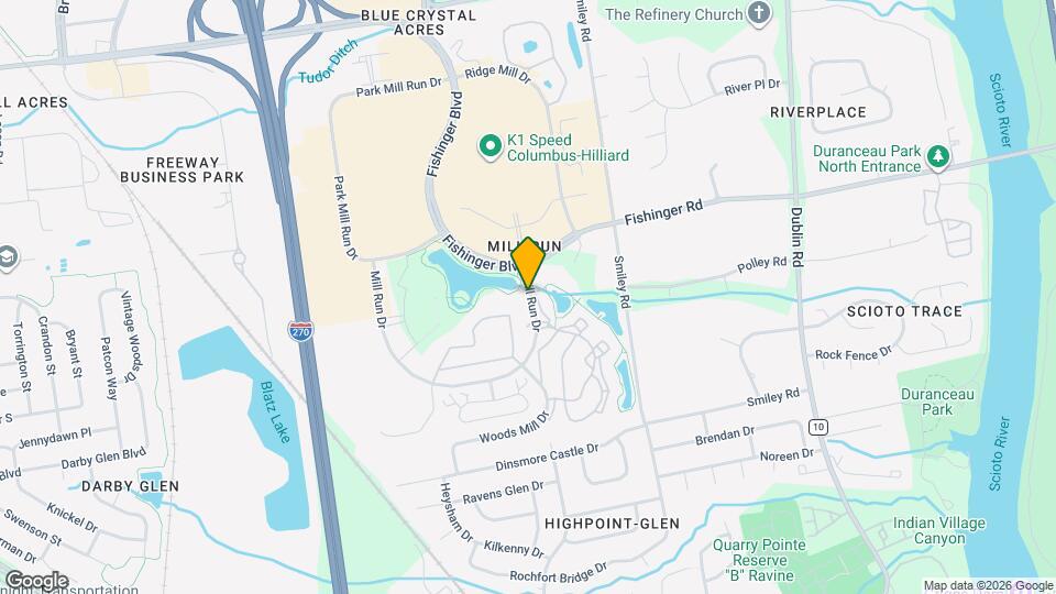 Millington at Mill Run Map and Location Details