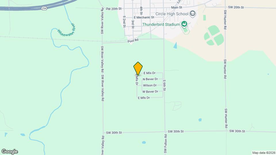 646 W Mills Dr Map and Location Details