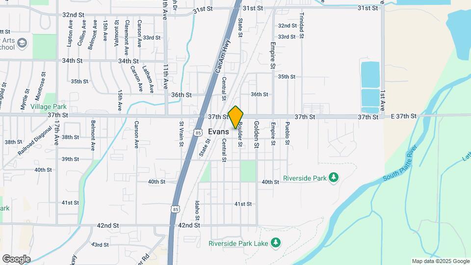 3713 Boulder St Map and Location Details