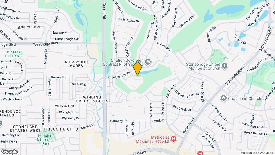 2301 Canyon Creek Dr Map and Location Details