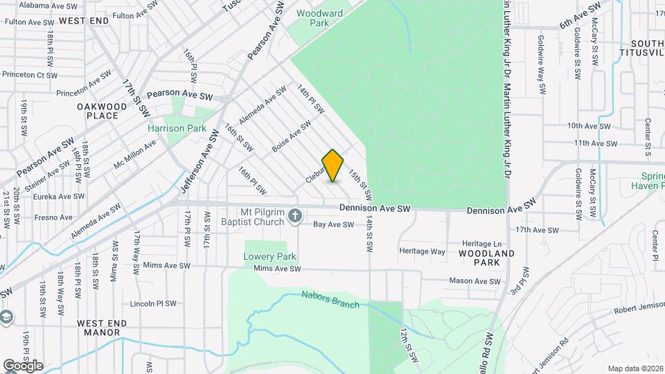 1332 15th Pl SW Map and Location Details