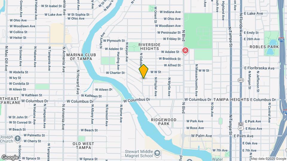 920 W Coral St Map and Location Details