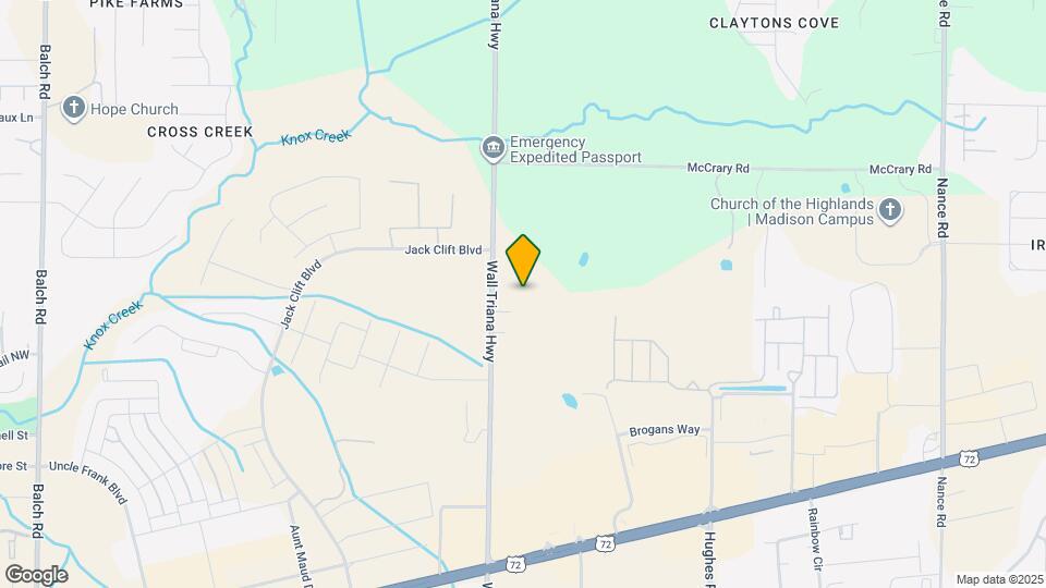 6167 Wall Triana Hwy Map and Location Details