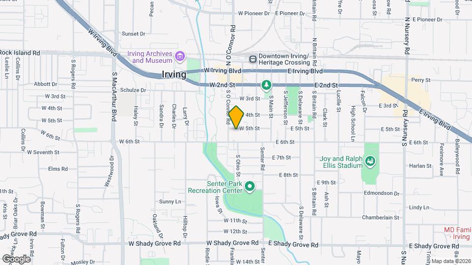 512 S O Connor Rd Map and Location Details