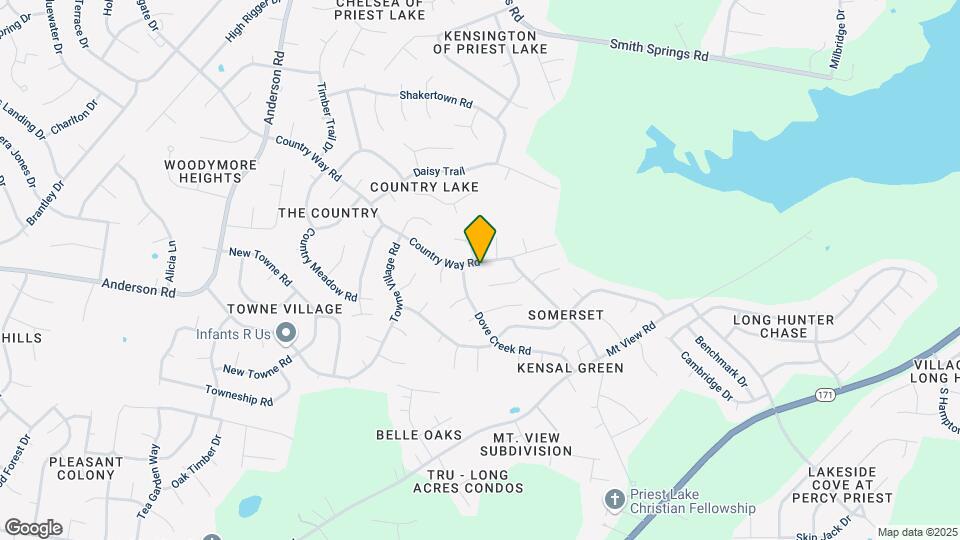 3509 Country Way Rd Map and Location Details