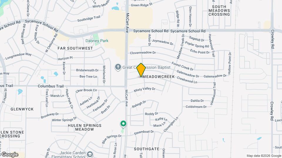 3305 Country Creek Ln Map and Location Details