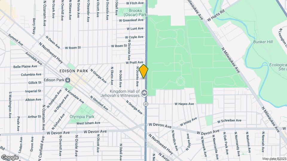 6650 N Harlem Ave Map and Location Details