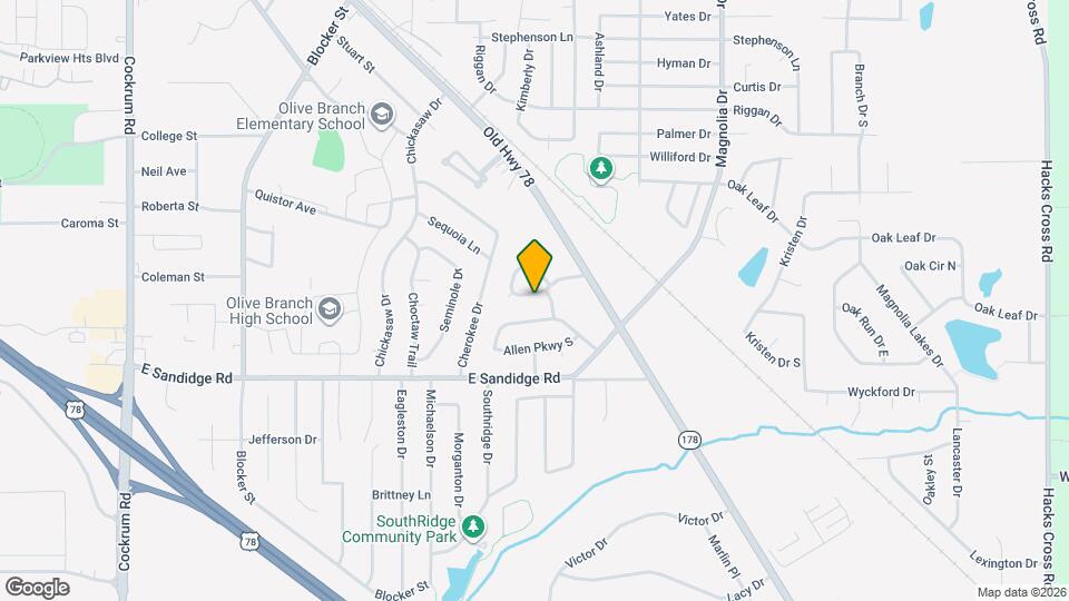 9905 Morgan Manor Dr Map and Location Details