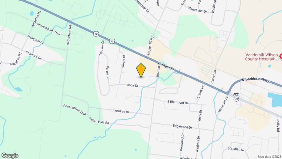 1714 Monument Ln Map and Location Details