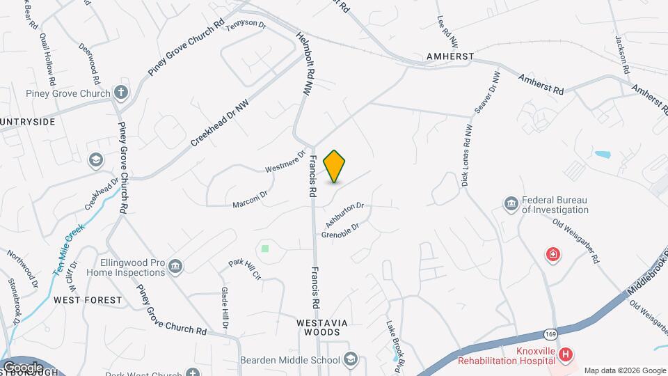 1401 Francis Station Dr Map and Location Details