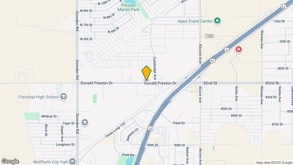 1012 Donald Preston Dr Map and Location Details