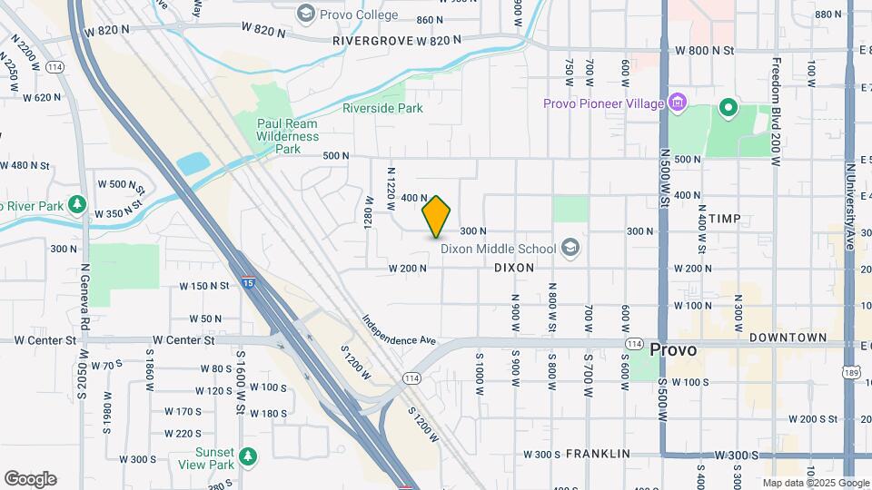 263 N 1100 W St-Unit -263 Map and Location Details