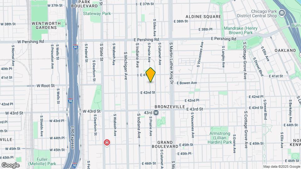 4157 S Prairie Ave Mapa y Detalles de la Ubicación