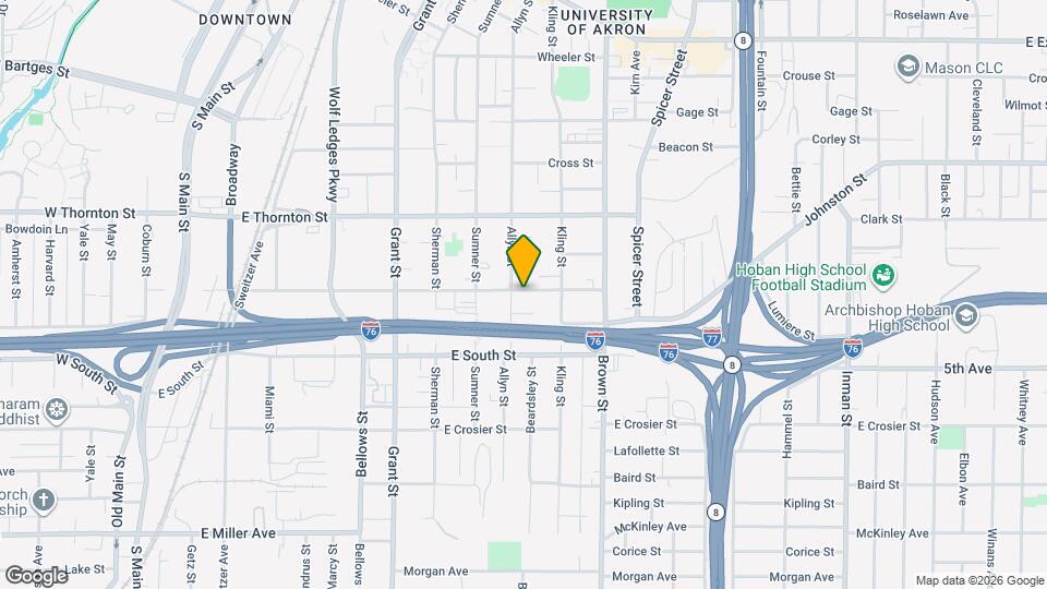 374 E Voris St Map and Location Details