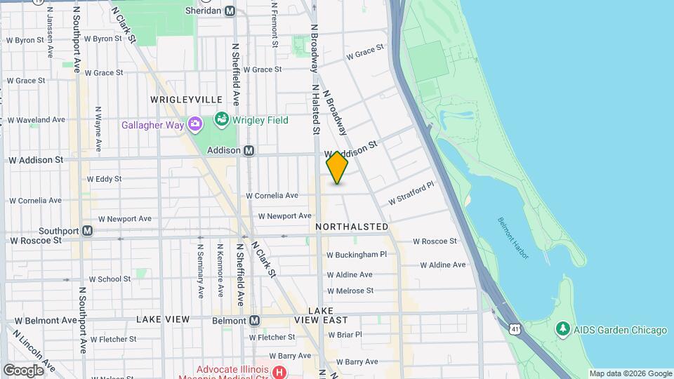 730 W Cornelia Ave, Unit 612 Map and Location Details