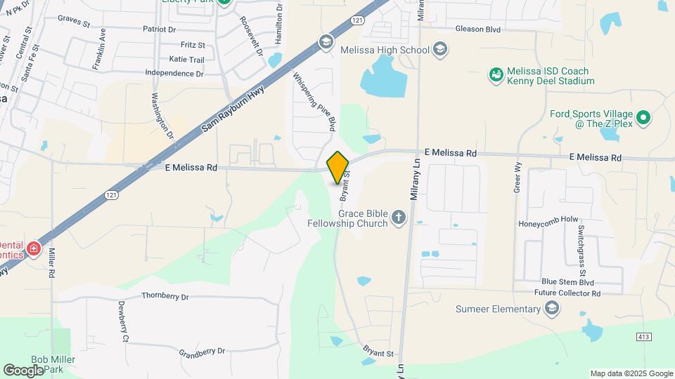 2595 Bryant St Map and Location Details