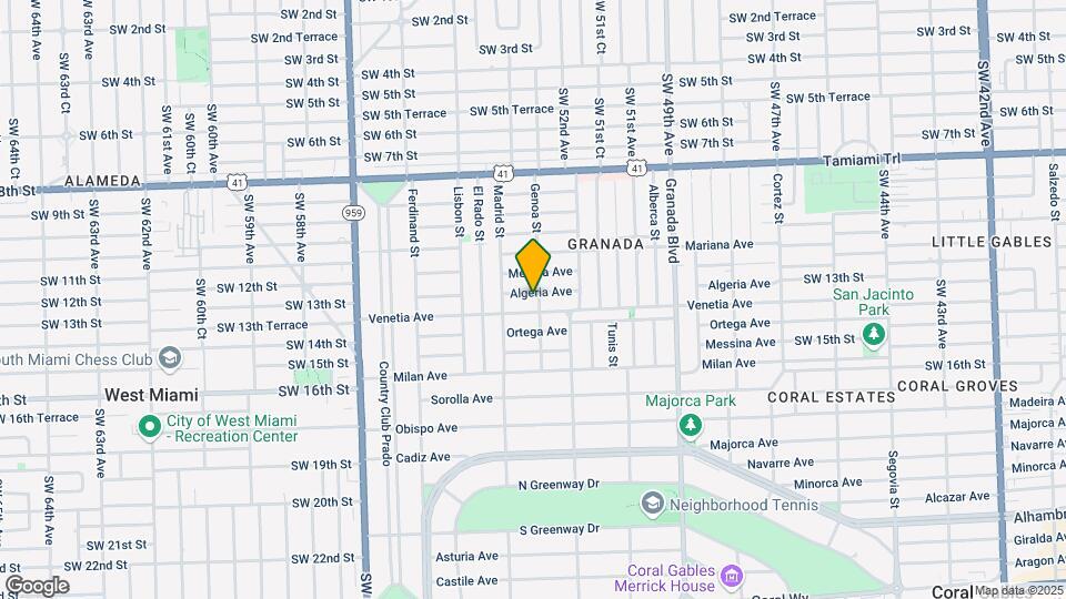 1226 Genoa St Map and Location Details
