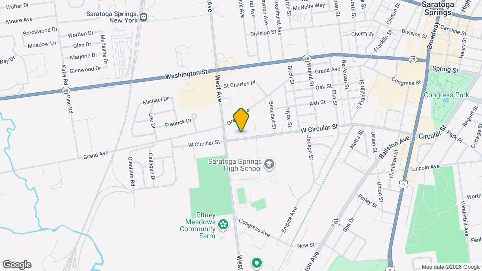 257 W Circular St Map and Location Details