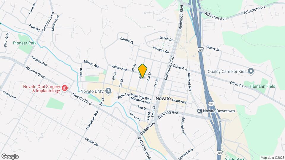 1036 3rd St Map and Location Details