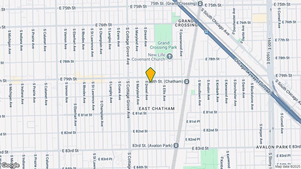 7917-27 S Drexel Ave Mapa y Detalles de la Ubicación