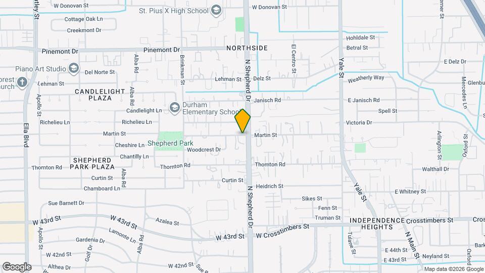 707 Marston St Map and Location Details