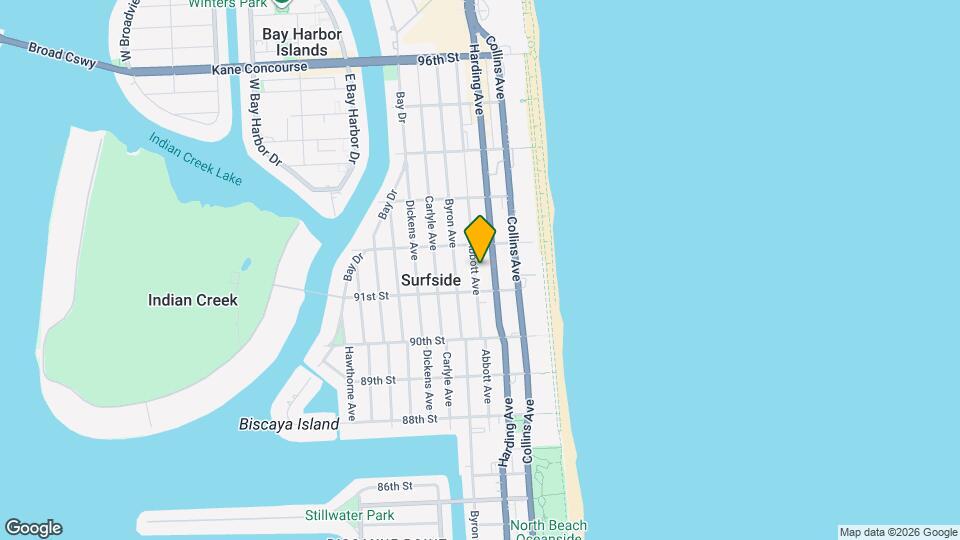 9141 Abbott Ave Map and Location Details