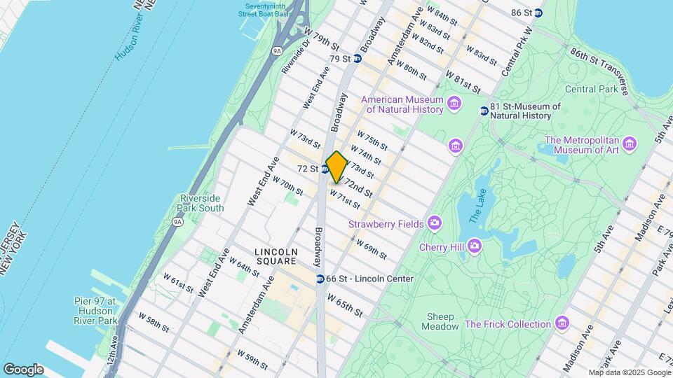163 W 71st St Map and Location Details