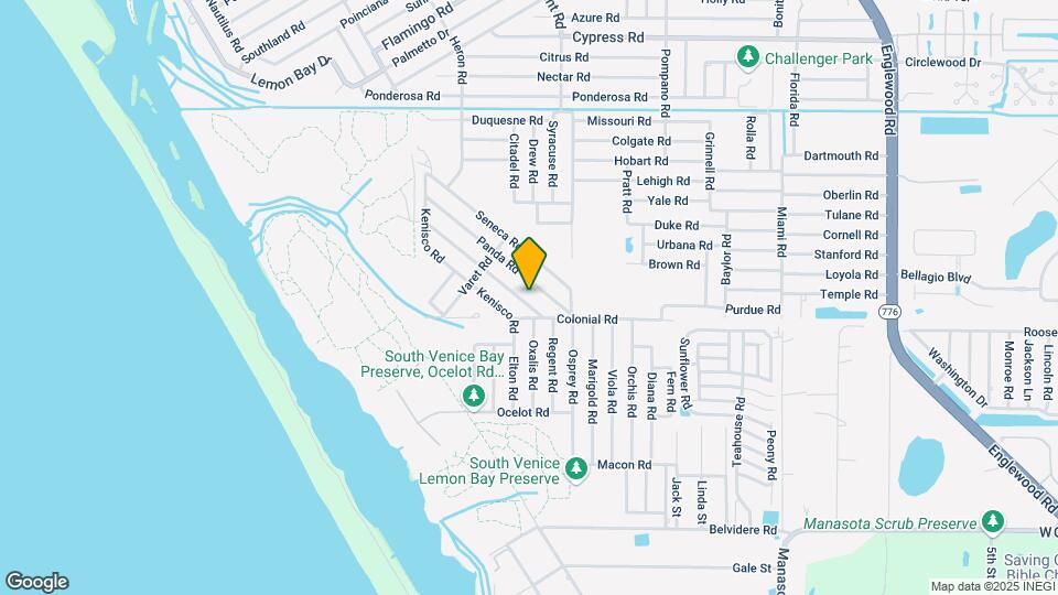 924 Euclid Rd Map and Location Details