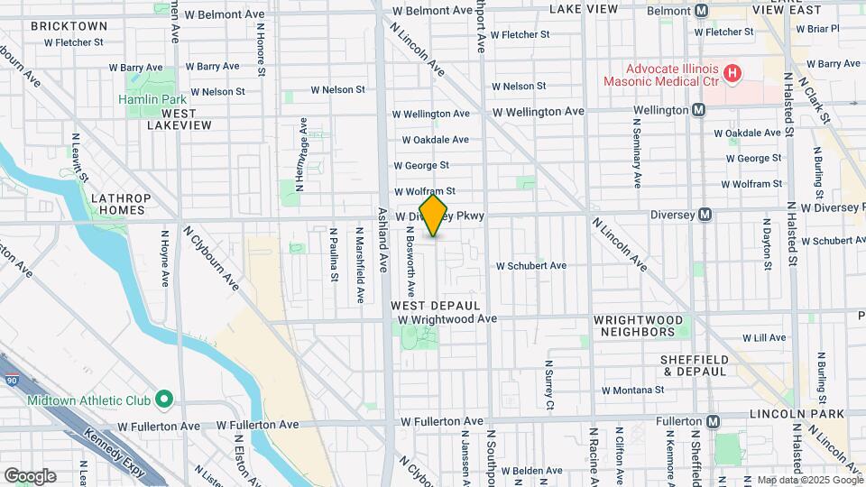 2730 N Greenview Ave Mapa y Detalles de la Ubicación