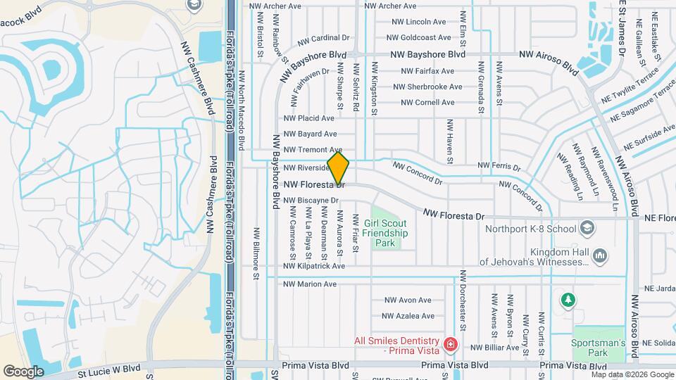 682 NW Floresta Dr Map and Location Details