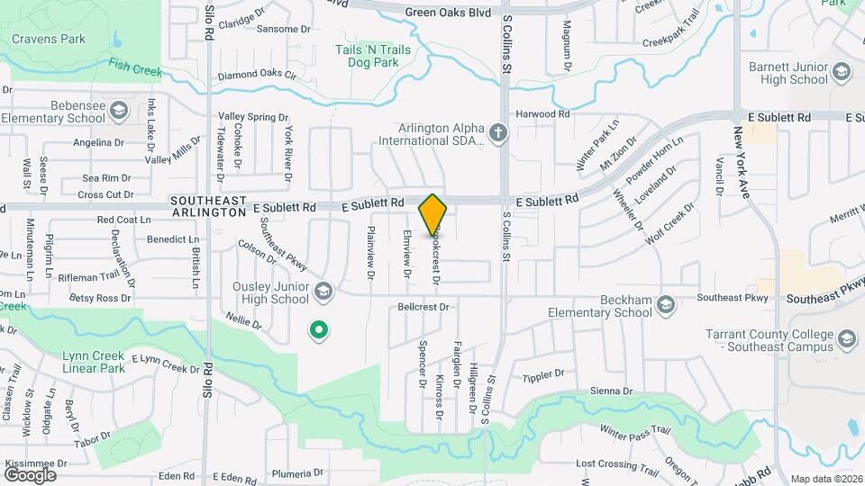 6318 Brookcrest Dr Mapa y Detalles de la Ubicación