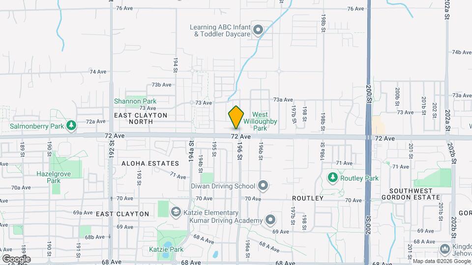 19593-19572 72 Ave Map and Location Details