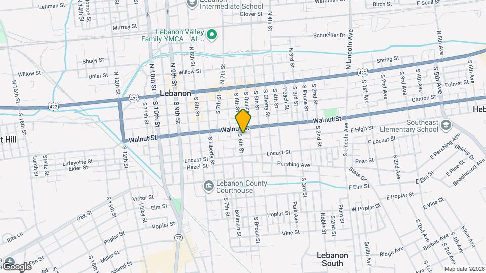 218 S 6th St Map and Location Details