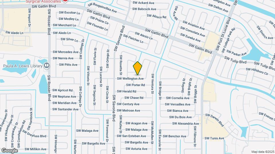 1241 SW Wellington Ave Mapa y Detalles de la Ubicación