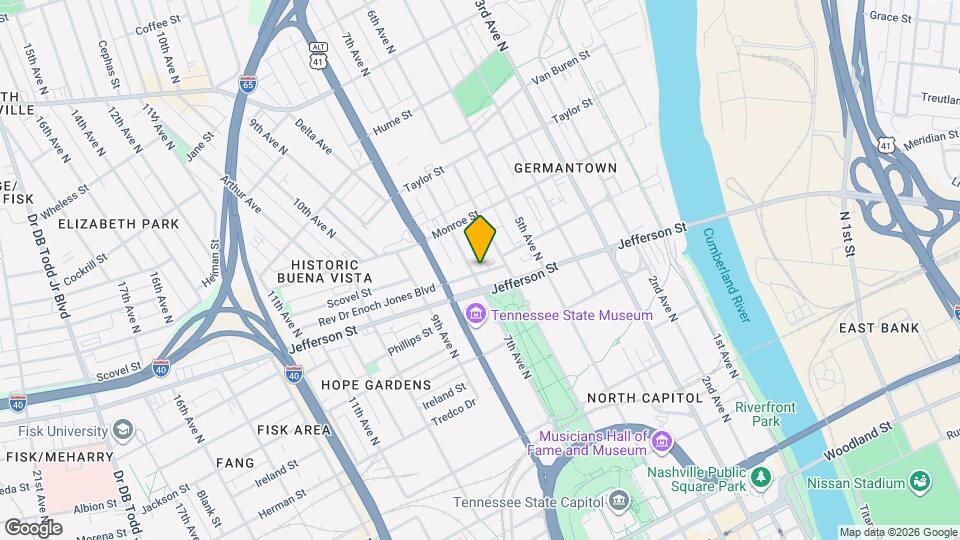 618 Madison St Map and Location Details
