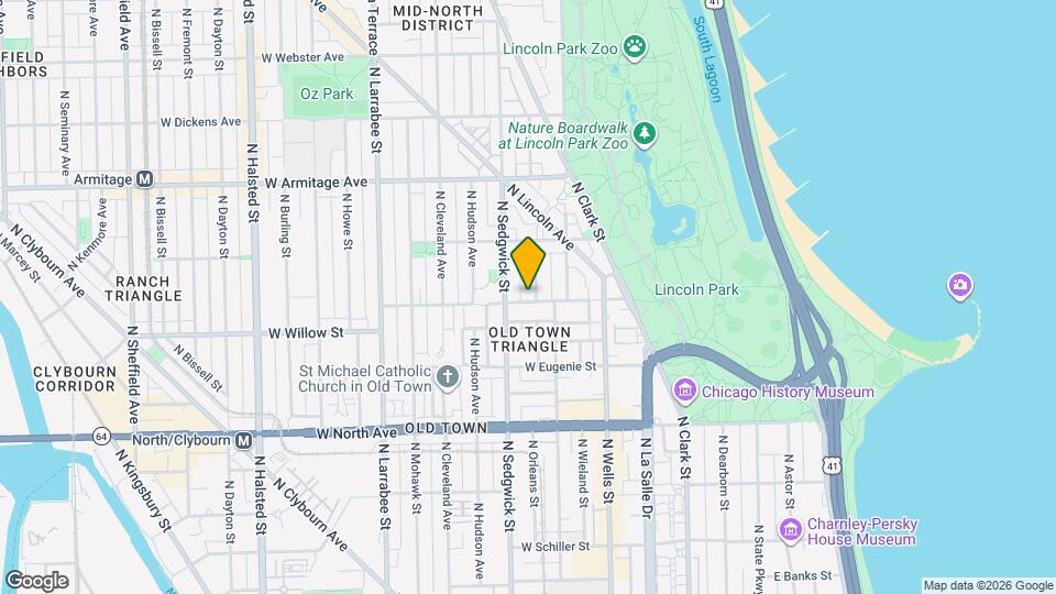1804 N Orleans St Map and Location Details