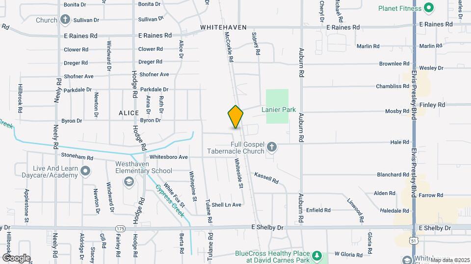 4434 Whiteside St Map and Location Details