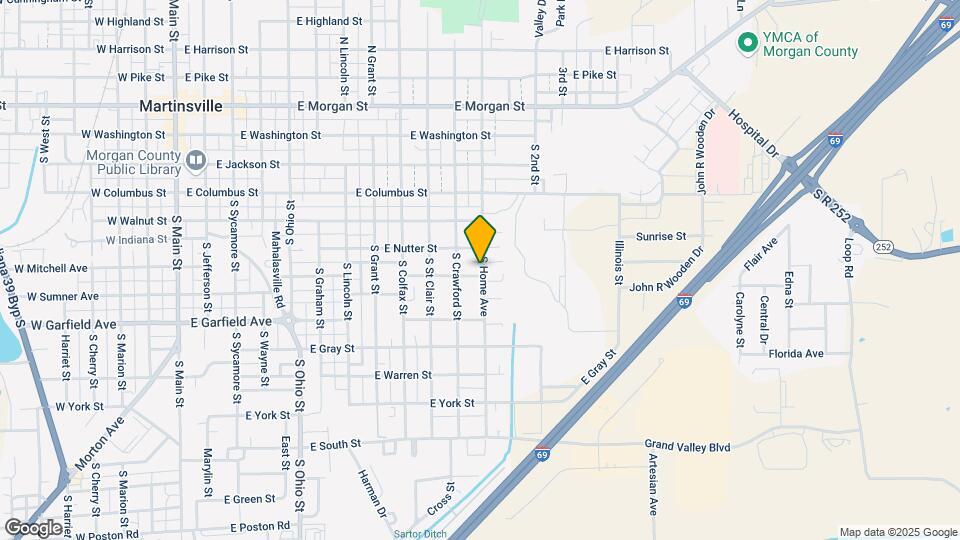 1090 E Prospect St Map and Location Details