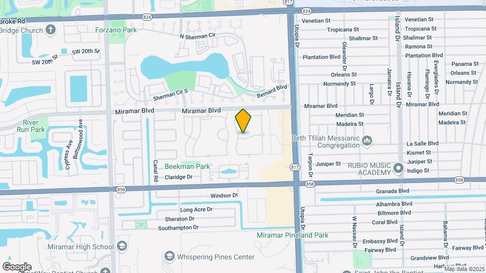 8287 SW 27th St Mapa y Detalles de la Ubicación