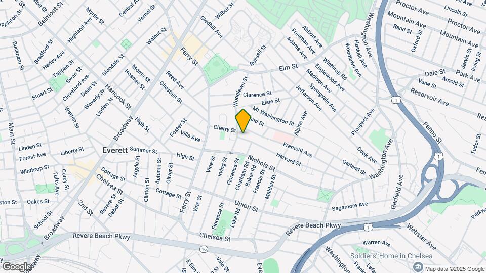10 Harvard St, Unit 3 Map and Location Details