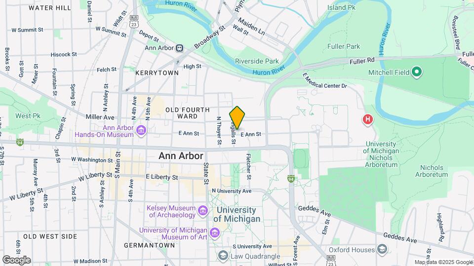 200 N Ingalls St Map and Location Details