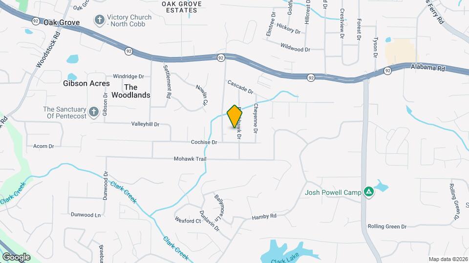 5447 Blackhawk Dr Map and Location Details