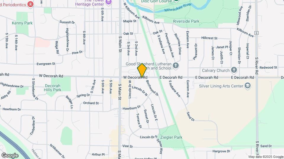223 W Decorah Rd Map and Location Details