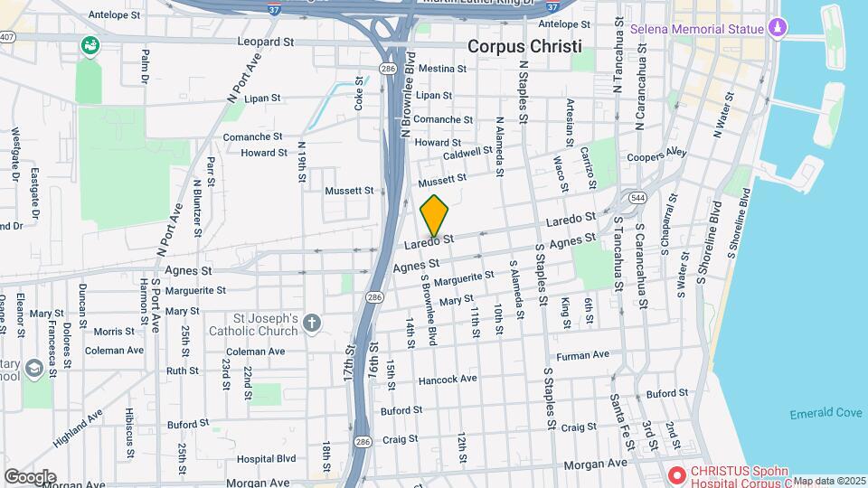 1419 Laredo St Map and Location Details