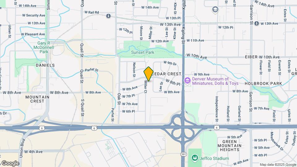 800 Miller Ct Map and Location Details